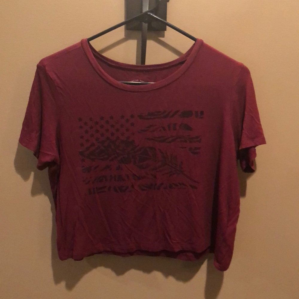 Cropped t-shirt!